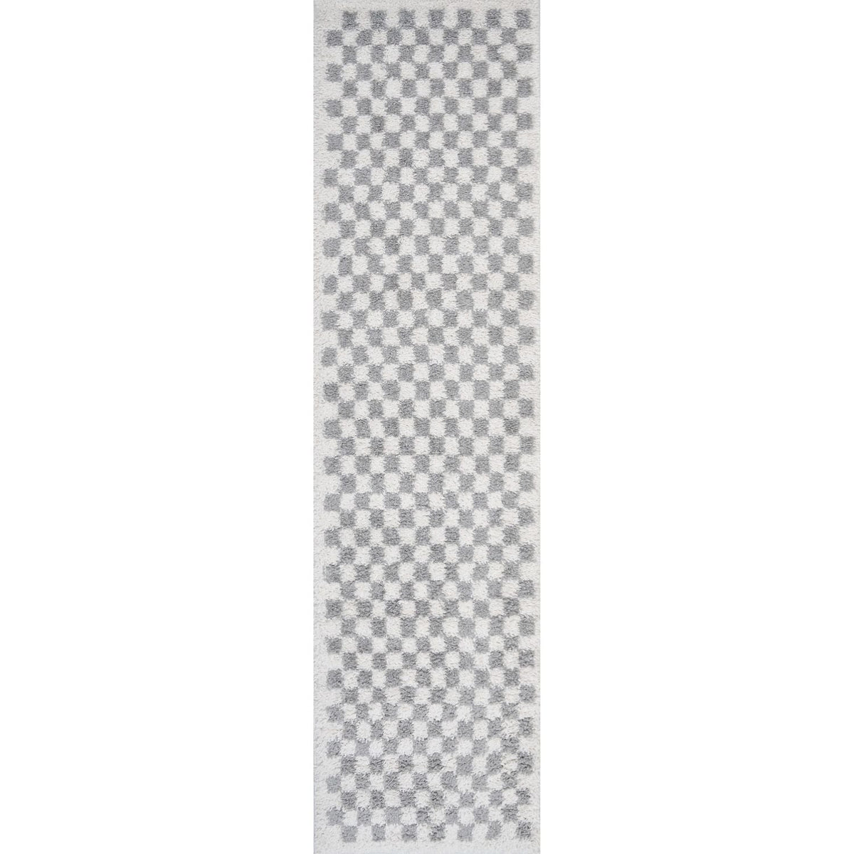 Moodi Shaggy Grey Mulberry Rug 80X300 cm