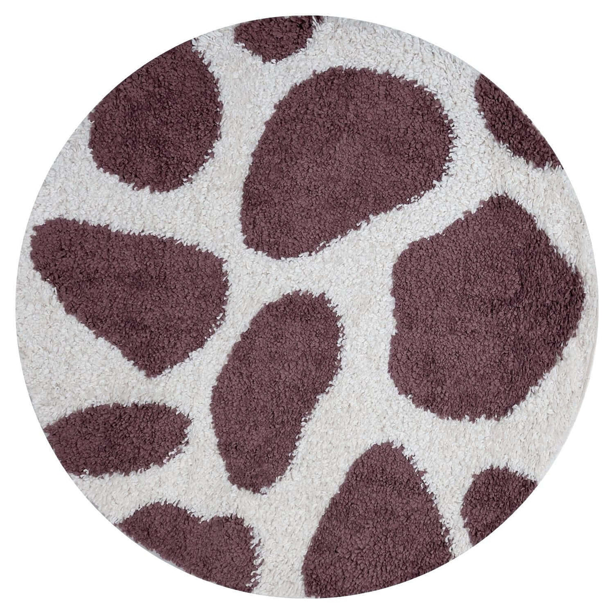 Moodi Shaggy Purple Nimbus Rug Ø 120 cm