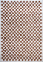 Moodi Shaggy Terra Pixelate Rug
