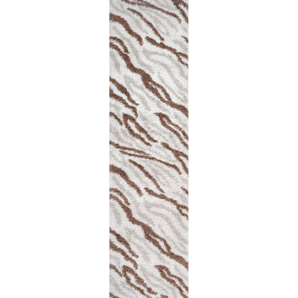 Moodi Shaggy Cream/Terra Savara Rug 80X300 cm