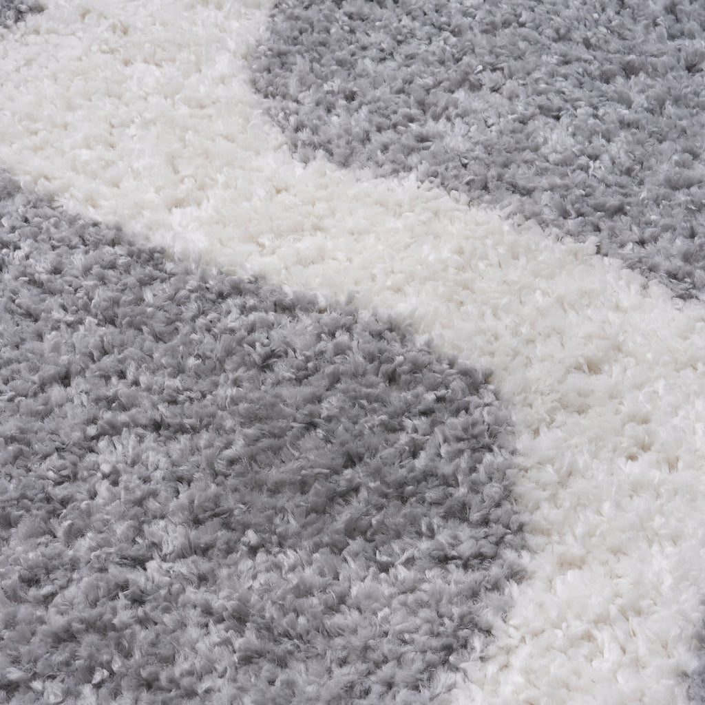 Moodi Shaggy Grey Tarn Rug
