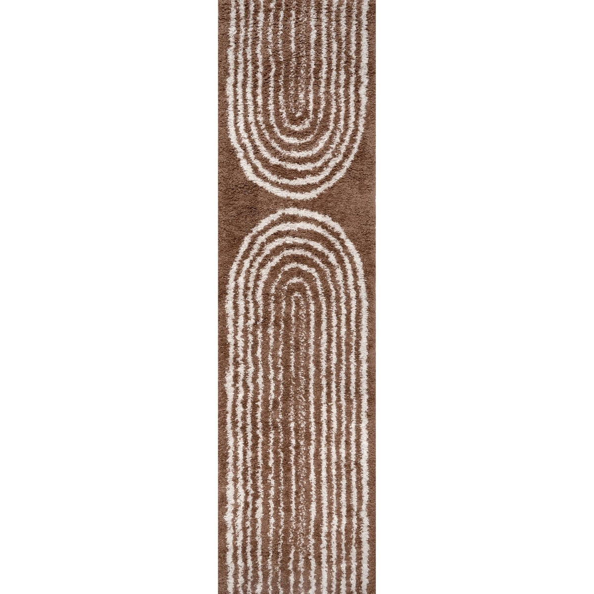 Moodi Shaggy Terra Tawny Rug 80X300 cm