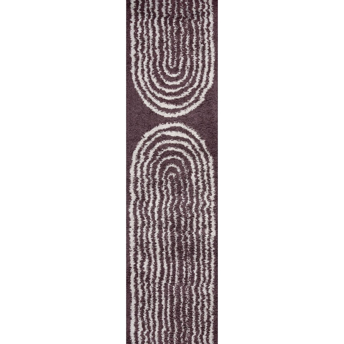 Moodi Shaggy Purple Velvetine Rug 80X300 cm