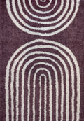Moodi Shaggy Purple Velvetine Rug
