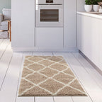 Moroccan Beige Shaggy Rug