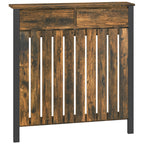 Small Radiator Cover with Drawer and Vertical Slats 88.5 x 19 x 93cm
