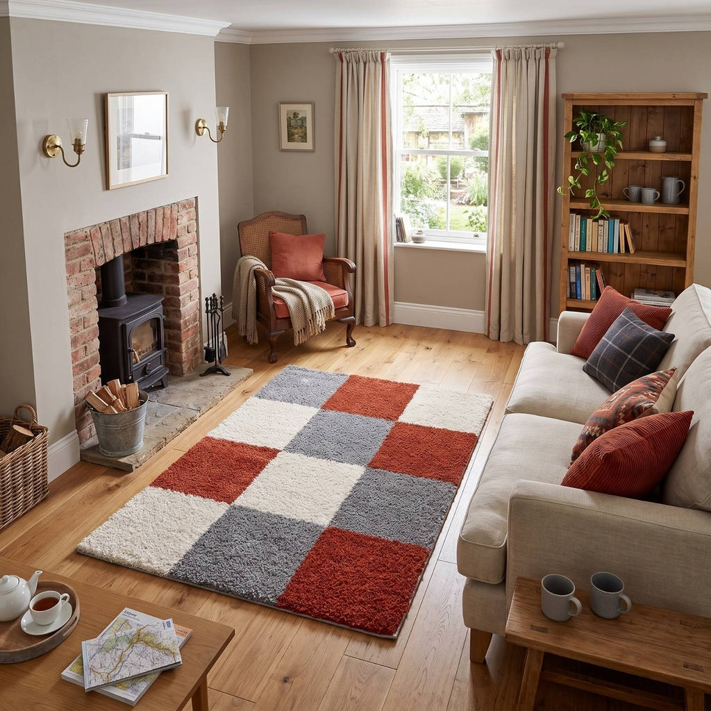 Myshaggy Geometric Terra Rug