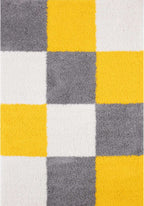 Myshaggy Geometric Yellow Rug