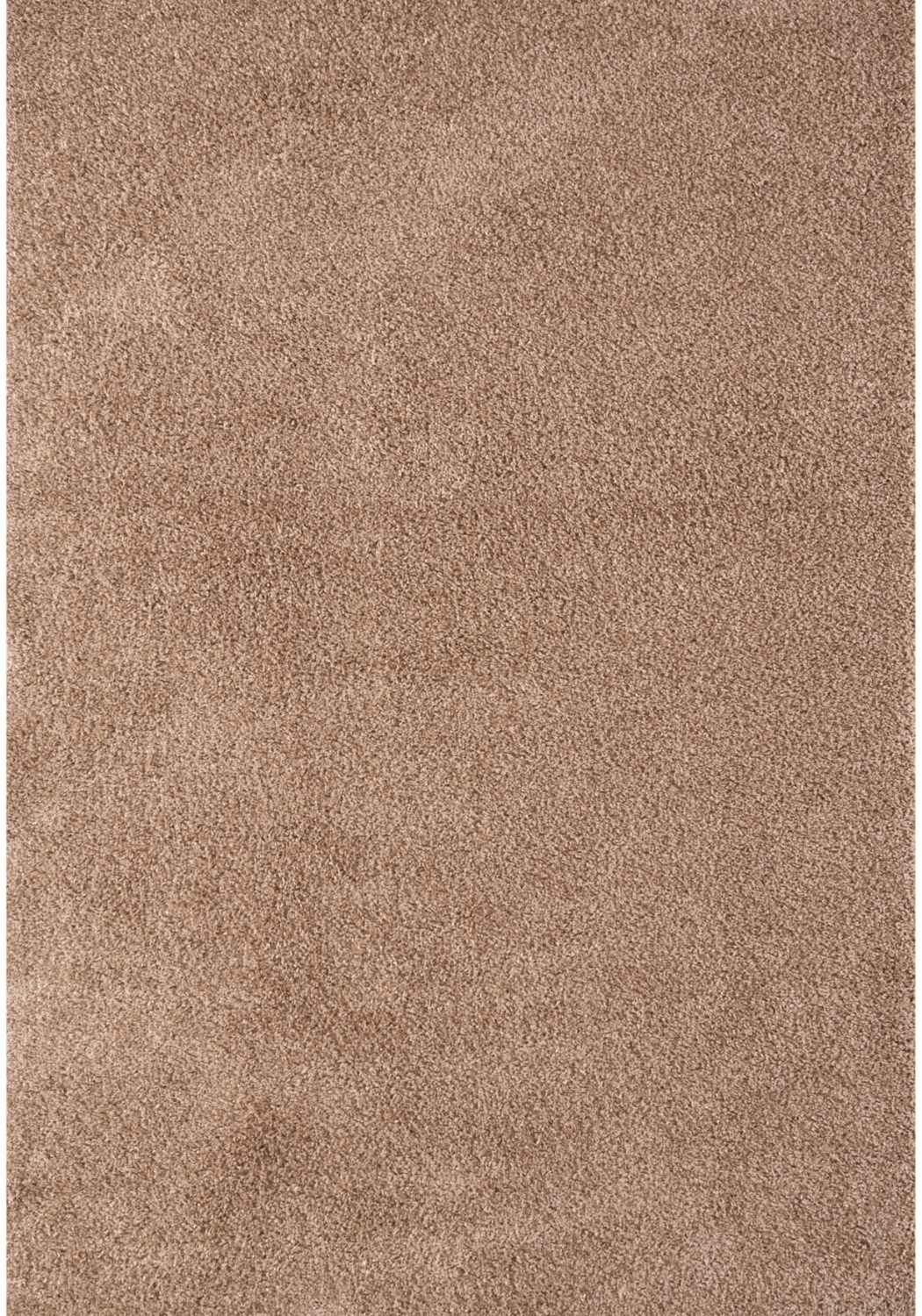 Solid Beige Shaggy Rug 240X340 cm