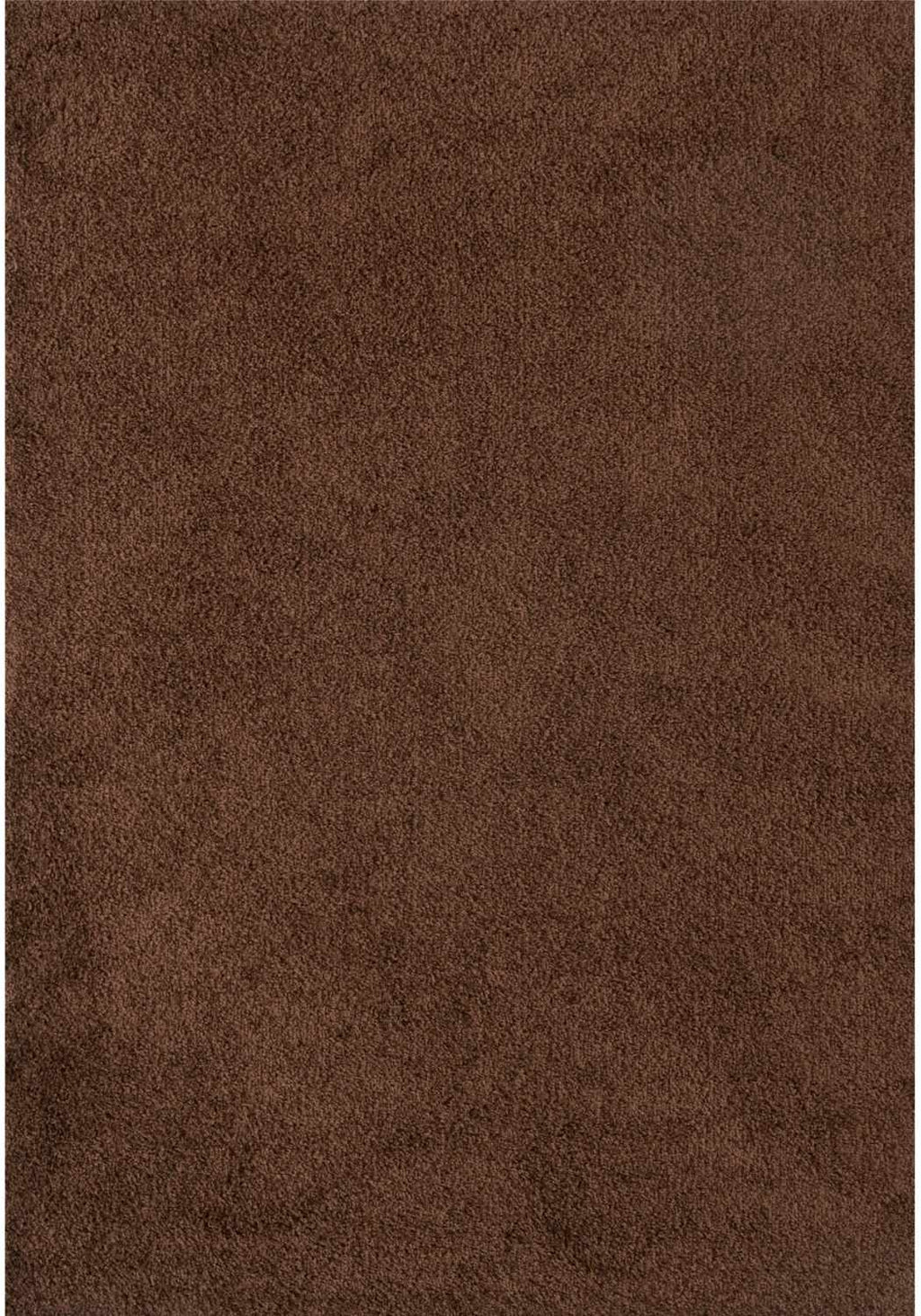 Solid Brown Shaggy Rug