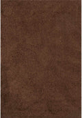 Solid Brown Shaggy Rug
