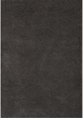 Solid Dark Grey Shaggy Rug 240X340 cm