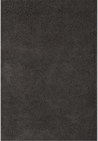 Solid Dark Grey Shaggy Rug 240X340 cm