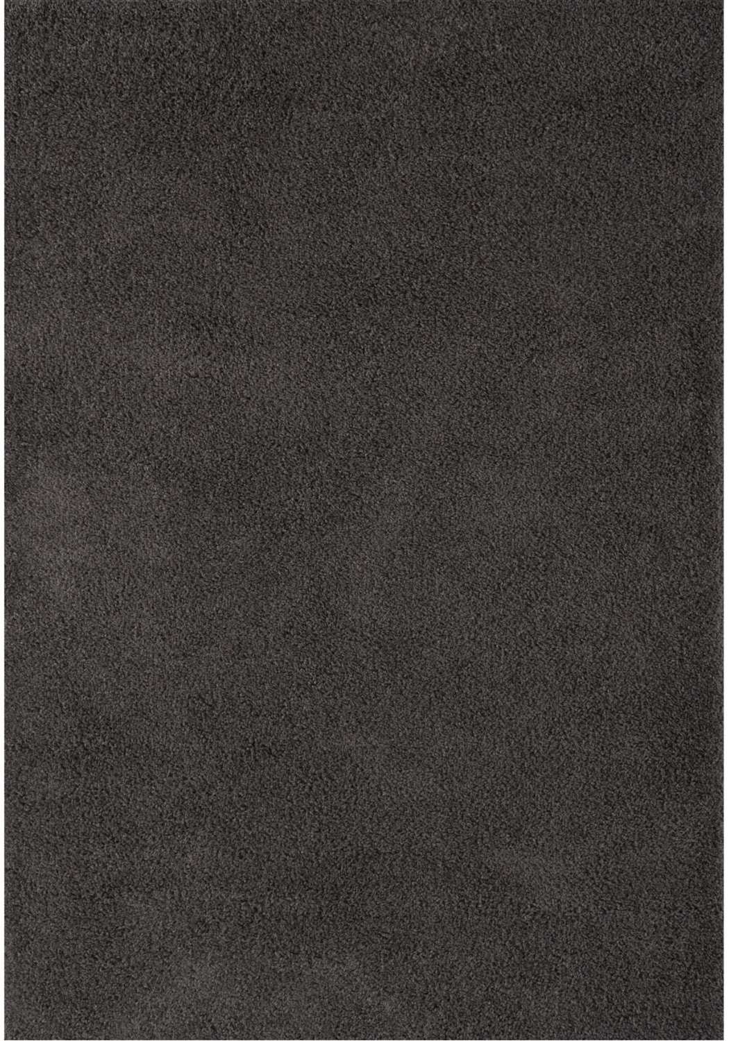Solid Dark Grey Shaggy Rug 240X340 cm