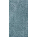 Solid Duck Egg Blue Shaggy Rug