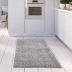 Solid Grey Shaggy Rug