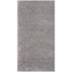 Solid Grey Shaggy Rug