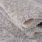 Solid Grey Shaggy Rug