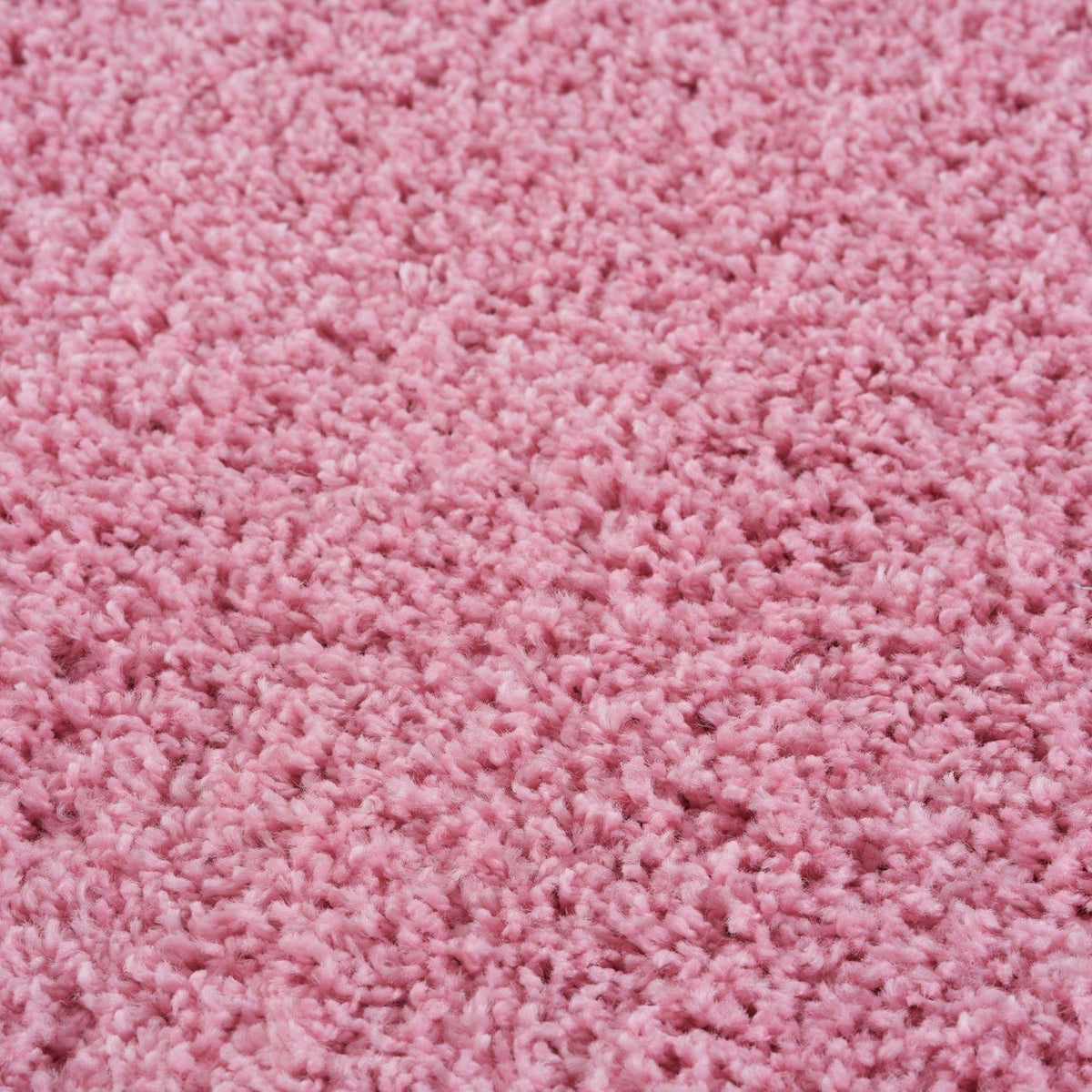 Solid Pink Shaggy Rug