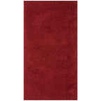 Solid Red Shaggy Rug