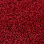 Solid Red Shaggy Rug