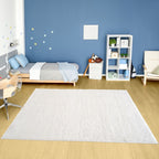 Solid White Shaggy Rug
