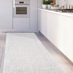 Solid White Shaggy Rug