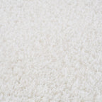 Solid White Shaggy Rug
