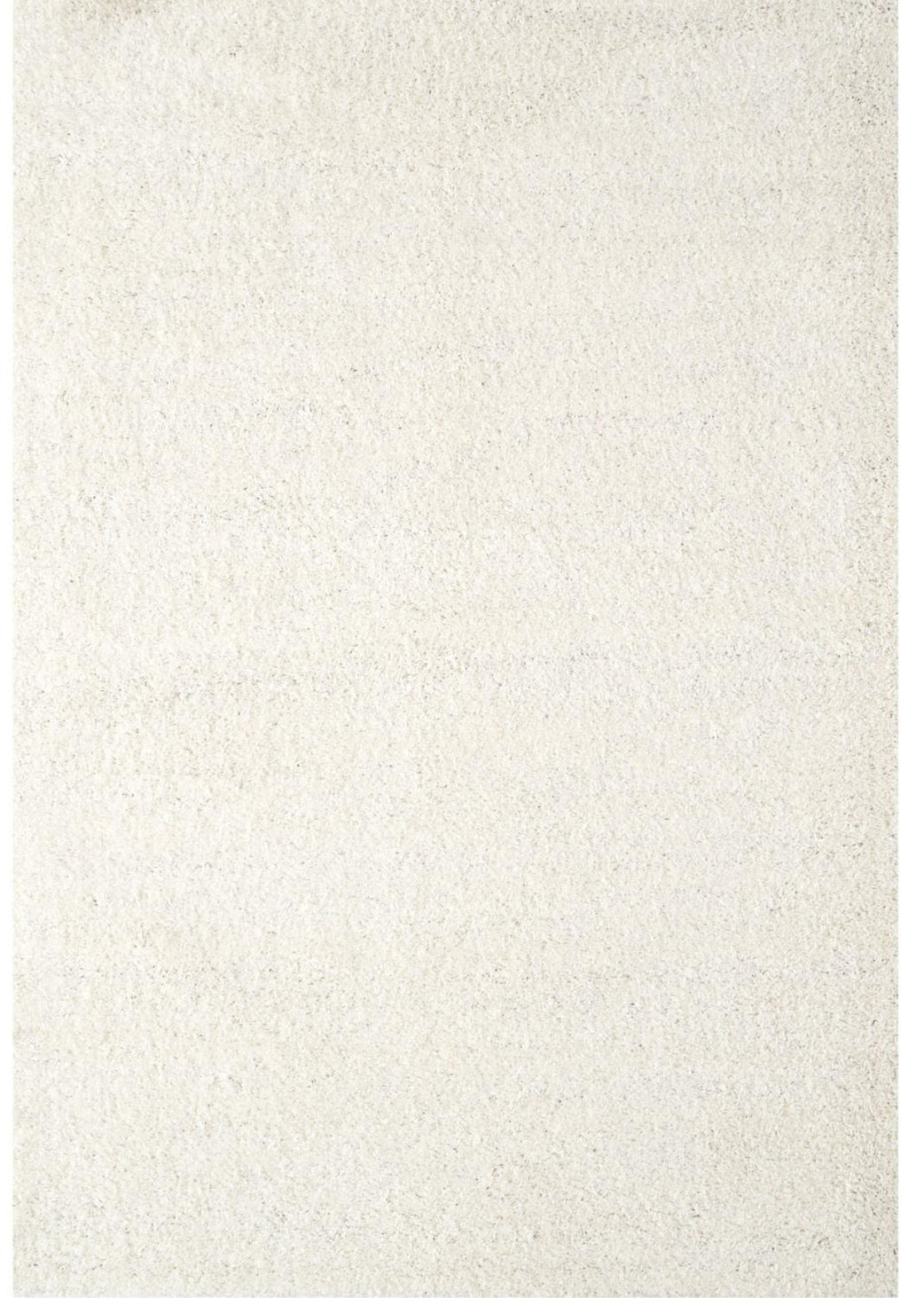 Solid White Shaggy Rug