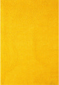 Solid Yellow Shaggy Rug 240X340 cm