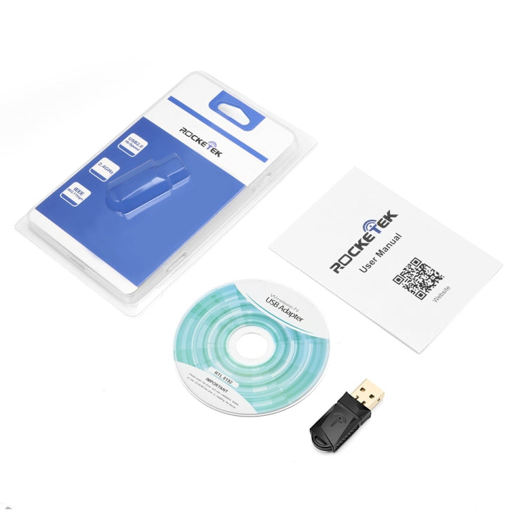 Rocketek RT-WL3 300 Mbps 802.11 n/a/g Wireless USB WiFi Adapter – Durable Build, Easy to Use