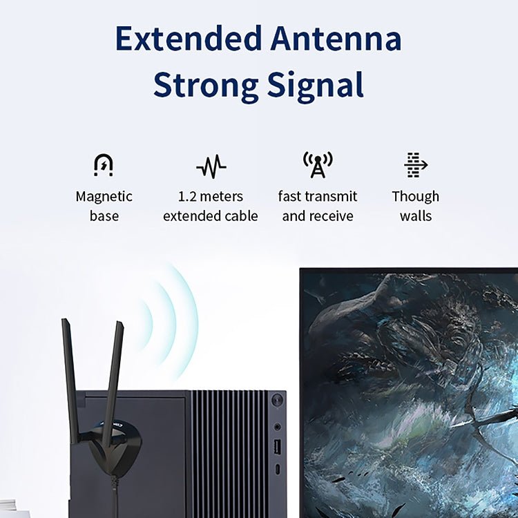 COMFAST CF-AX210 PLUS 5374Mbps Tri-band + Bluetooth 5.2 Wireless WiFi6E PCI-E Network Card, CF-AX210 PLUS – Bluetooth