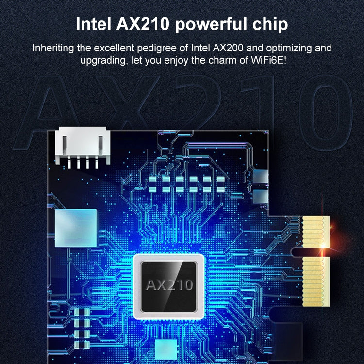 COMFAST CF-AX210 PRO 5374Mbps Tri-band + Bluetooth 5.2 Wireless WiFi6E PCI-E Network Card with Heat Sink, CF-AX210 PRO – Bluetooth