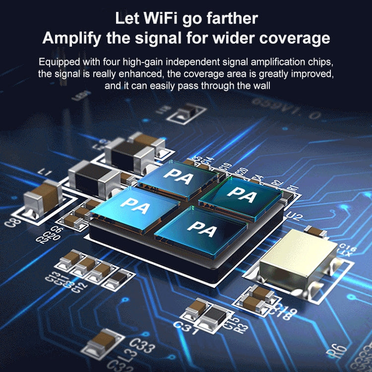 COMFAST CF-WR765AC 1200Mbps Dual Band Wireless Repeater Amplifier with External Antenna, CF-WR765AC – Durable Build, Easy to Use