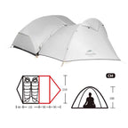 NATUREHIKE Monger Extension Door (Grey)