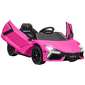 Revuelto Licensed Ride On Car, with Suspension, Pink