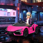 Revuelto Licensed Ride On Car, with Suspension, Pink