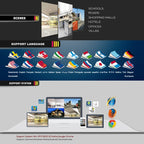 A4B3Kit 2MP 4CH 1080P CCTV Security Camera System AHD DVR Surveillance Kit, Support Night Vision / Motion Detection
