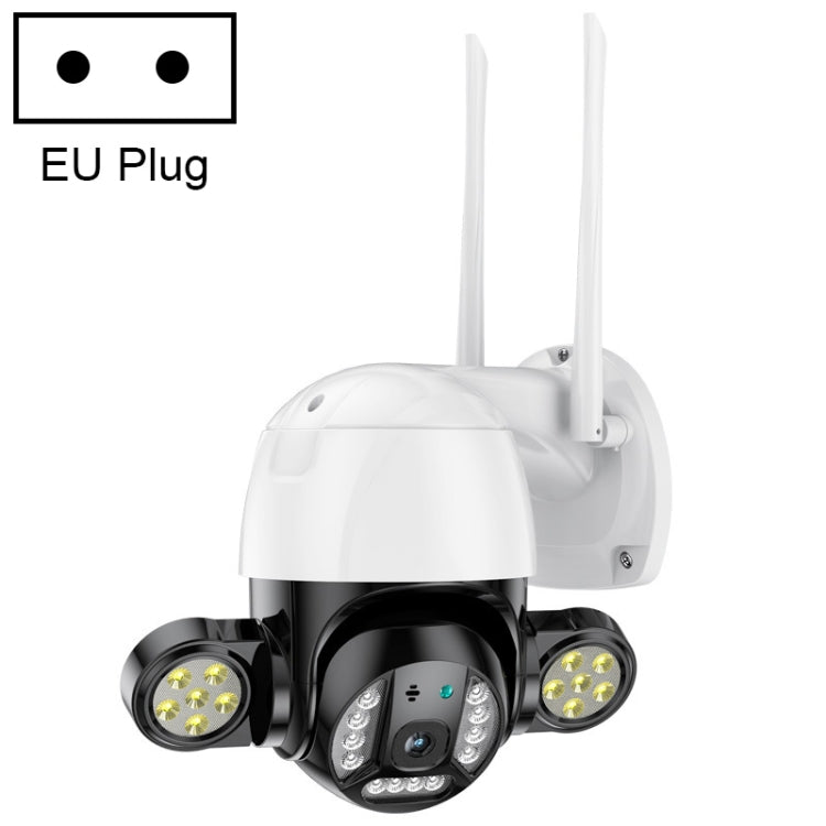 QX55 3.0 Million Pixels IP65 Waterproof 2.4G Wireless IP Camera, Support Motion Detection & Two-way Audio & Night Vision & TF Card, EU Plug, QX55 – Waterproof QX55 NC0215EU