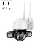 QX55 3.0 Million Pixels IP65 Waterproof 2.4G Wireless IP Camera, Support Motion Detection & Two-way Audio & Night Vision & TF Card, EU Plug, QX55 QX55 NC0215US