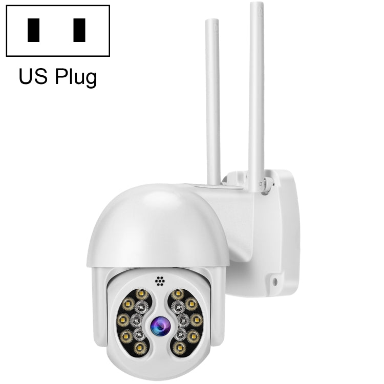 Tuya QX56 3.0 Million Pixels IP66 Waterproof 2.4G Wireless IP Camera, Support Amazon Alexa & Google Home & Motion Detection & Two-way Audio & Full Color Night Vision & TF Card, EU Plug, Support Amazon Alexa & Google Home – Waterproof Support Amazon Alexa & Google Home NC0216US