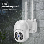 Tuya QX56 3.0 Million Pixels IP66 Waterproof 2.4G Wireless IP Camera, Support Amazon Alexa & Google Home & Motion Detection & Two-way Audio & Full Color Night Vision & TF Card, EU Plug, Support Amazon Alexa & Google Home – Waterproof