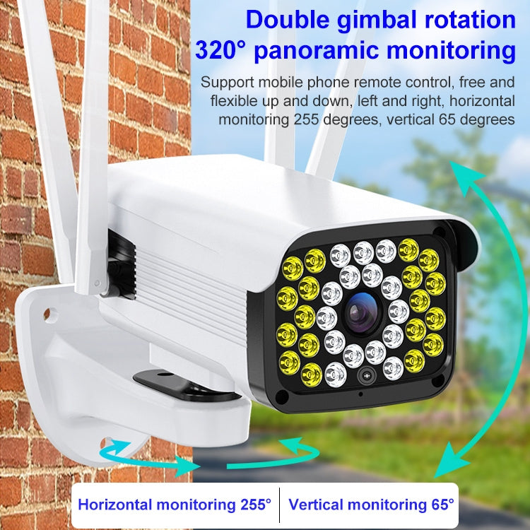 Difang DF-36Q Outdoor HD Surveillance IP Camera, Support Voice Intercom & Night Vision & Human Figure Detection & TF Card, WiFi + HD PTZ Rotation, US Plug, WiFi + HD PTZ Rotation – Durable Build, Easy to Use