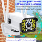 Difang DF-36Q Outdoor HD Surveillance IP Camera, Support Voice Intercom & Night Vision & Human Figure Detection & TF Card, WiFi + HD PTZ Rotation, US Plug, WiFi + HD PTZ Rotation – Durable Build, Easy to Use