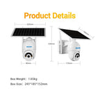 ESCAM QF450 HD 1080P 4G EU Version Solar Powered IP Camera without Memory, Support Two-way Audio & PIR Motion Detection & Night Vision & TF Card, without Memory