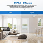 DP18 3.0MP Smart WiFi 1080P HD Outdoor Network Light Bulb Camera, Support Infrared Night Vision & Motion Detection & TF Card, DP18 – Durable Build, Easy to Use