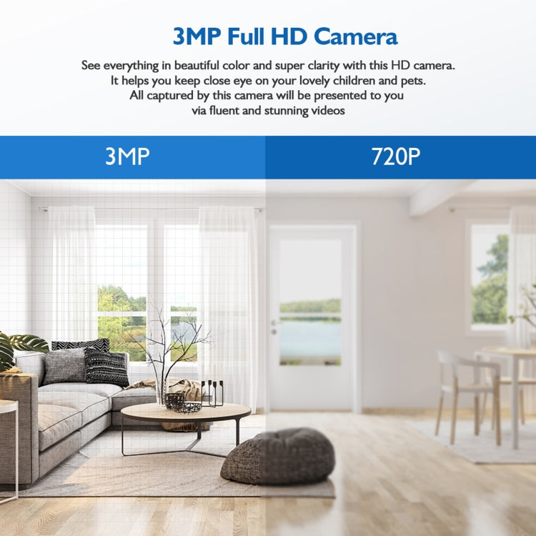 DP18 3.0MP Smart WiFi 1080P HD Outdoor Network Light Bulb Camera, Support Infrared Night Vision & Motion Detection & TF Card, DP18 – Durable Build, Easy to Use