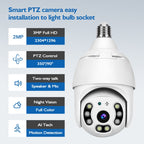 DP18 3.0MP Smart WiFi 1080P HD Outdoor Network Light Bulb Camera, Support Infrared Night Vision & Motion Detection & TF Card, DP18 – Durable Build, Easy to Use