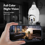 DP18 3.0MP Smart WiFi 1080P HD Outdoor Network Light Bulb Camera, Support Infrared Night Vision & Motion Detection & TF Card, DP18 – Durable Build, Easy to Use