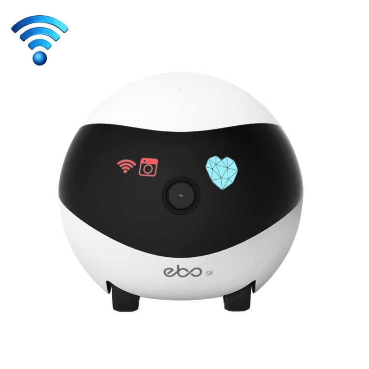 EBO SE 1080P HD Smart Home Companion Robot Remote Monitoring Camera, Support Infrared Night Vision & Two-way Voice & TF Card, US Plug – Durable Build, Easy to Use Default Title